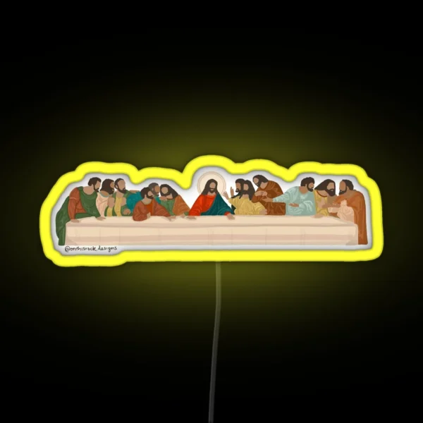 Last Supper RGB Neon Sign