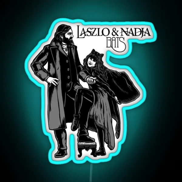 Laszlo And Nadja RGB Neon Sign