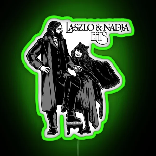Laszlo And Nadja RGB Neon Sign