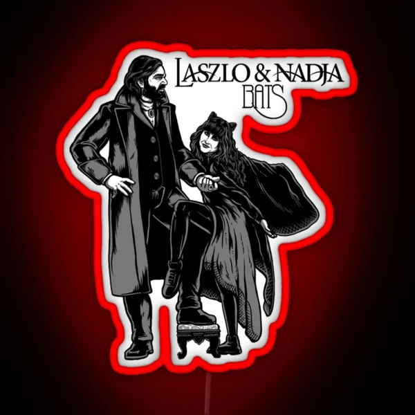 Laszlo And Nadja RGB Neon Sign