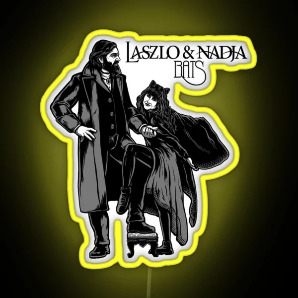 Laszlo And Nadja RGB Neon Sign