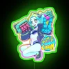 Luminous Later Choom RGB neon sign with modern room decor