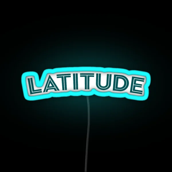 Latitude Festival Logo RGB Neon Sign