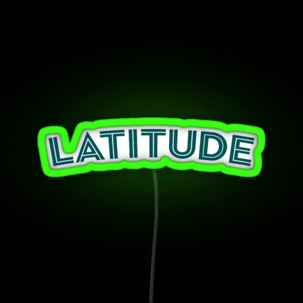 Latitude Festival Logo RGB Neon Sign