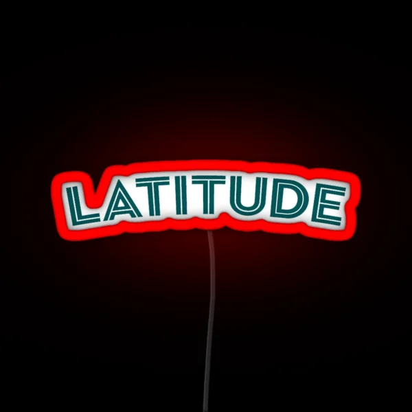 Latitude Festival Logo RGB Neon Sign