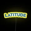 Latitude Festival branding kit - Customizable RGB neon LED sign display
