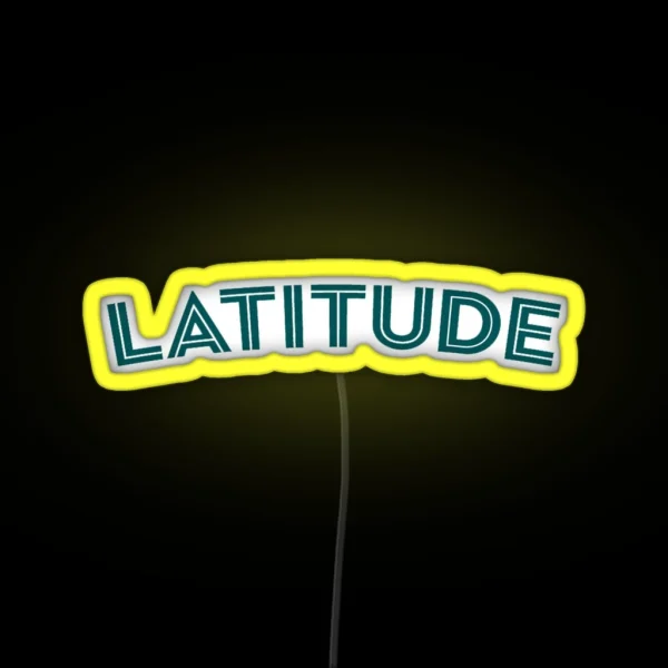 Latitude Festival Logo RGB Neon Sign