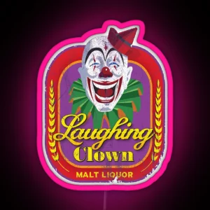Laughing Clown Malt Liquor RGB Neon Sign