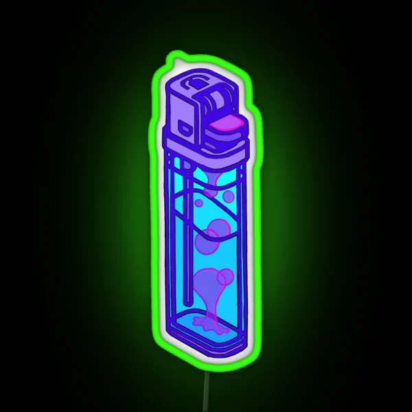 Lava Lamp Lighter Neon RGB Neon Sign