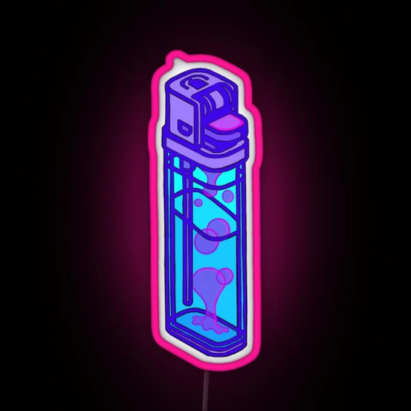 Lava Lamp Lighter Neon RGB Neon Sign