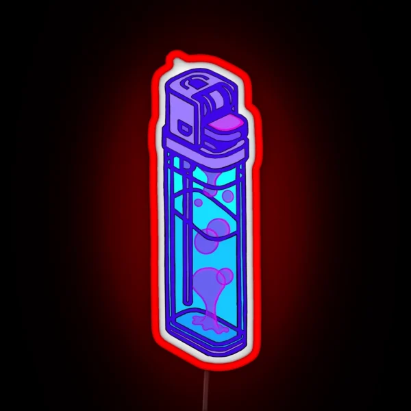 Lava Lamp Lighter Neon RGB Neon Sign