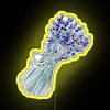 Beautiful Lavender Bouquet with Twine Ribbon Accent RGB Neon Sign