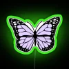 Soft Glow Lavender Butterfly Neon Sign Adds Whimsy to Decorations