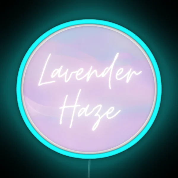 Lavender Haze RGB Neon Sign