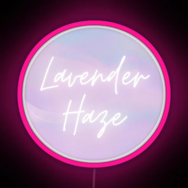 Lavender Haze RGB Neon Sign