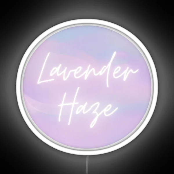 Lavender Haze RGB Neon Sign