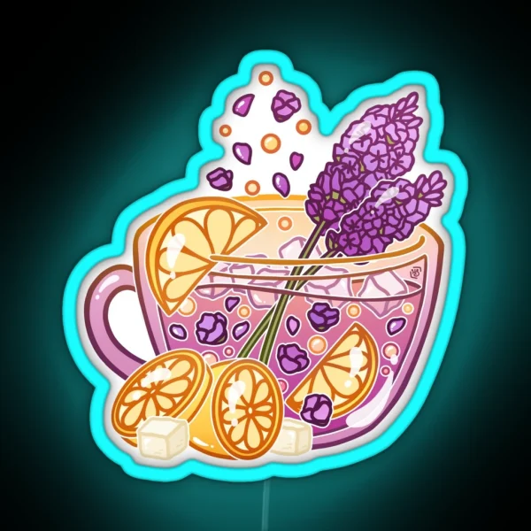 Lavender Lemonade RGB Neon Sign