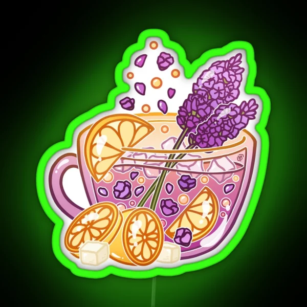 Lavender Lemonade RGB Neon Sign