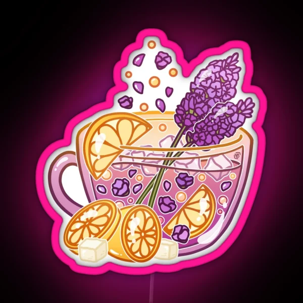 Lavender Lemonade RGB Neon Sign