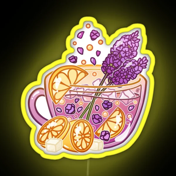 Lavender Lemonade RGB Neon Sign