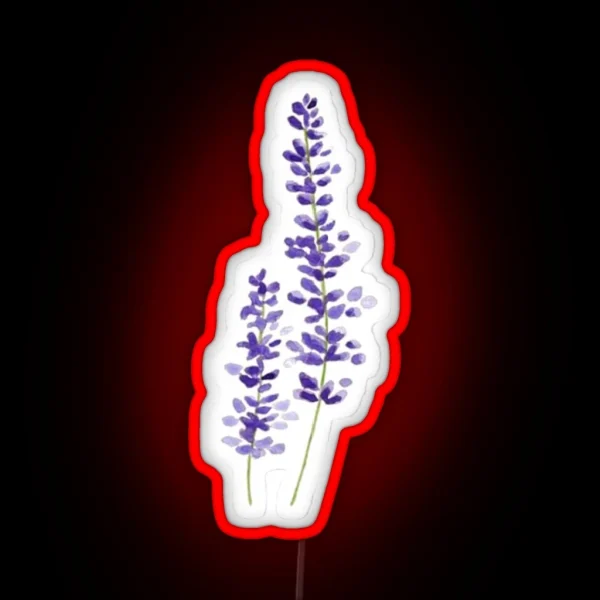 Lavender Watercolor RGB Neon Sign