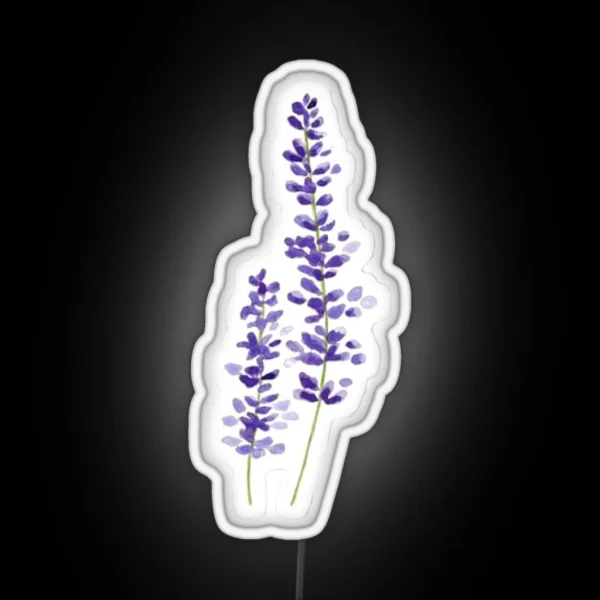 Lavender Watercolor RGB Neon Sign
