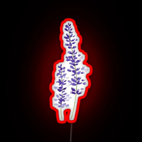 Lavender Watercolor RGB Neon Sign