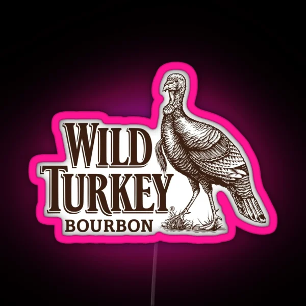 Lawrenceburg Wild Turkey Bourbon RGB Neon Sign
