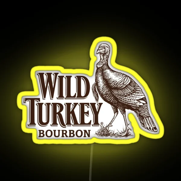 Lawrenceburg Wild Turkey Bourbon RGB Neon Sign