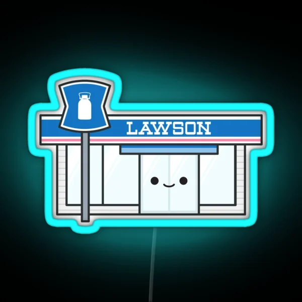 Lawson Japanese Konbini Convenience Store RGB Neon Sign
