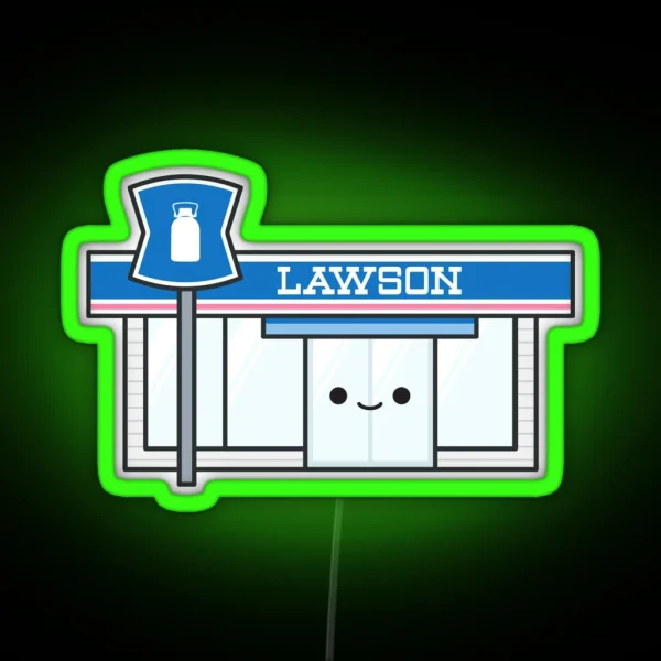 Lawson Japanese Konbini Convenience Store RGB Neon Sign