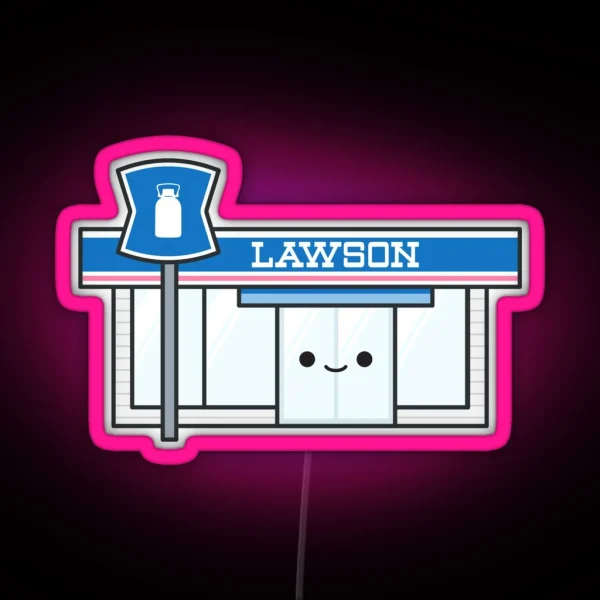 Lawson Japanese Konbini Convenience Store RGB Neon Sign