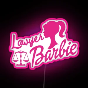 Lawyer Barbie RGB Neon Sign