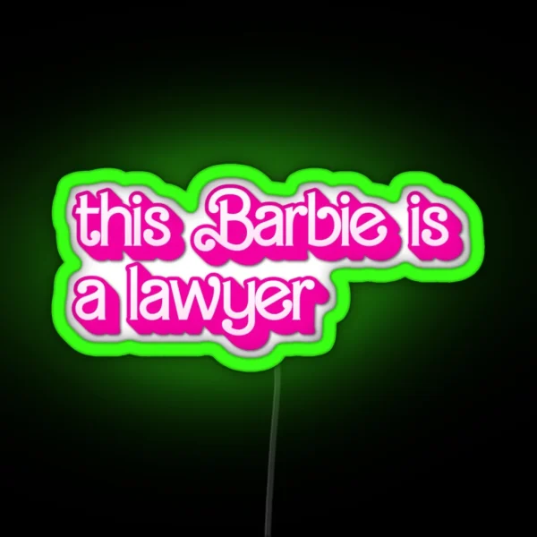Lawyer RGB Neon Sign