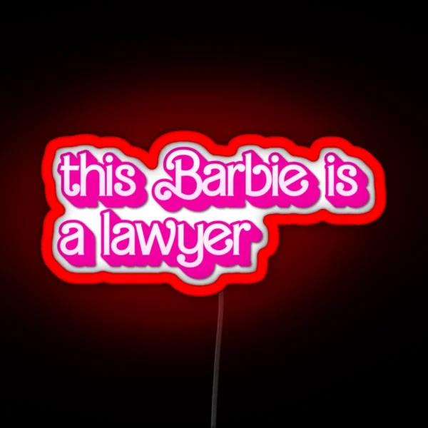 Lawyer RGB Neon Sign