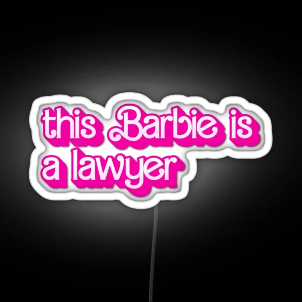 Lawyer RGB Neon Sign