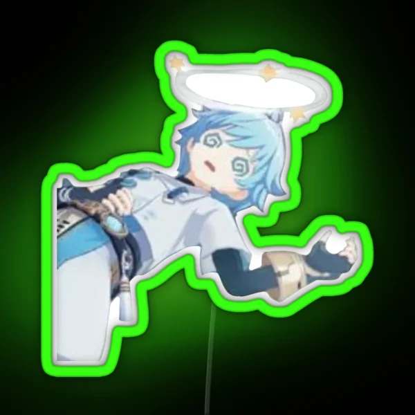 Laying Chongyun RGB Neon Sign