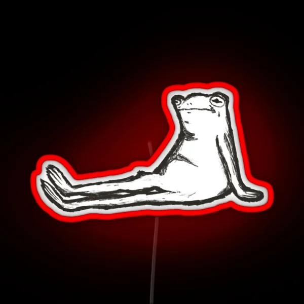 Lazy Frog RGB Neon Sign