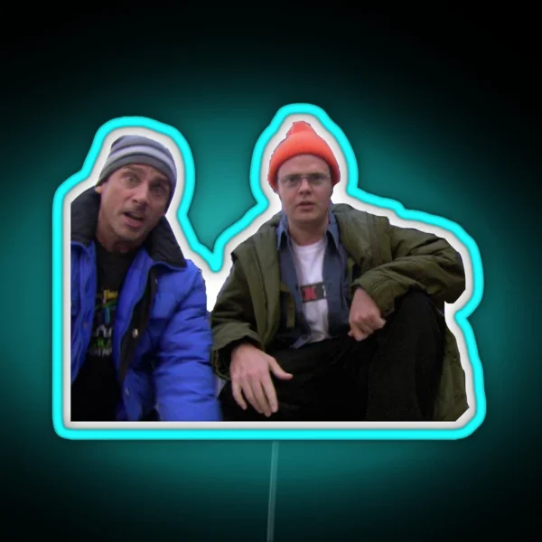 Lazy Scranton The Office RGB Neon Sign