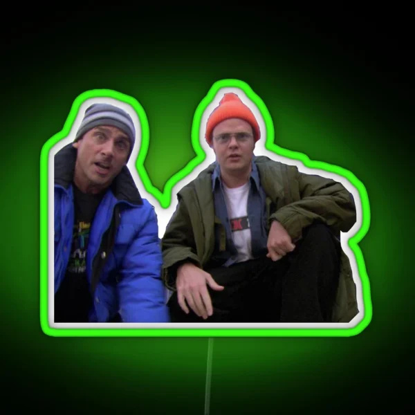 Lazy Scranton The Office RGB Neon Sign