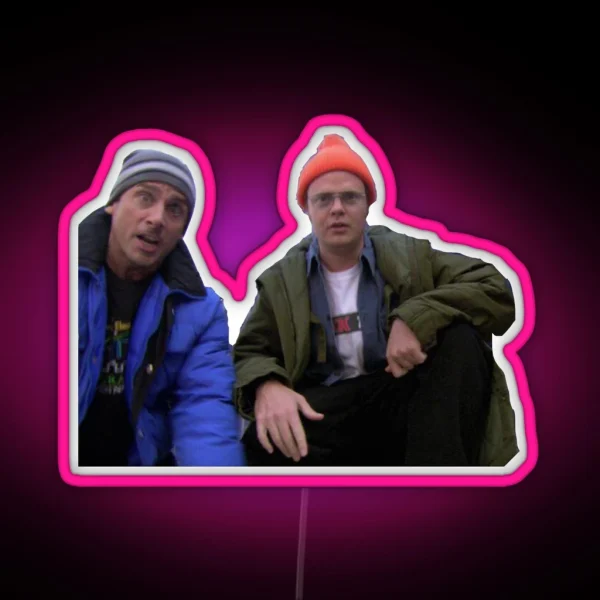 Lazy Scranton The Office RGB Neon Sign