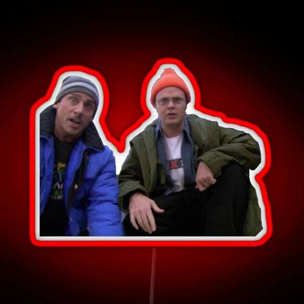 Lazy Scranton The Office RGB Neon Sign
