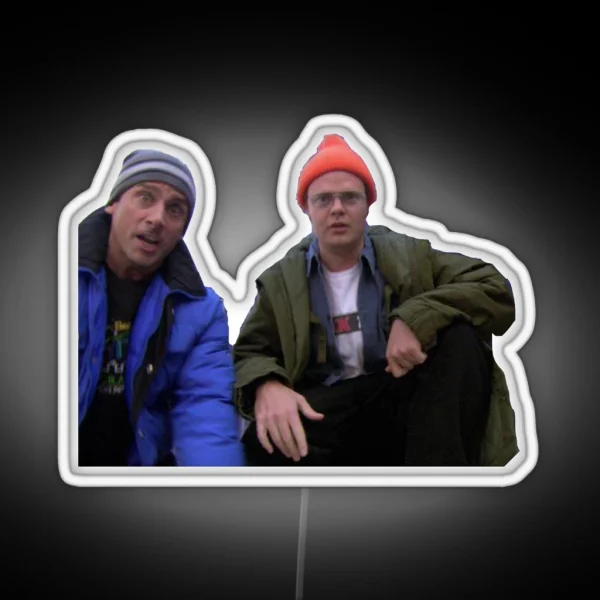 Lazy Scranton The Office RGB Neon Sign