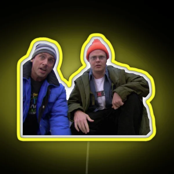 Lazy Scranton The Office RGB Neon Sign