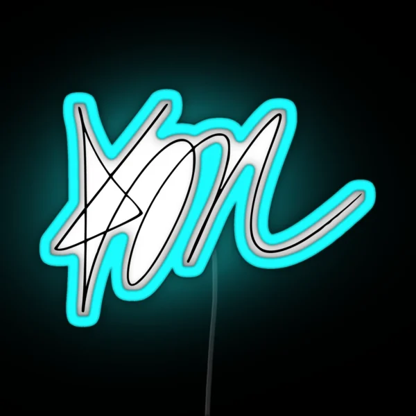 LE SSERAFIM CHAEWON SIGNATURE RGB Neon Sign