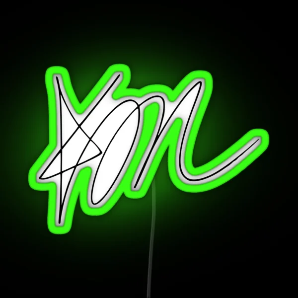 LE SSERAFIM CHAEWON SIGNATURE RGB Neon Sign