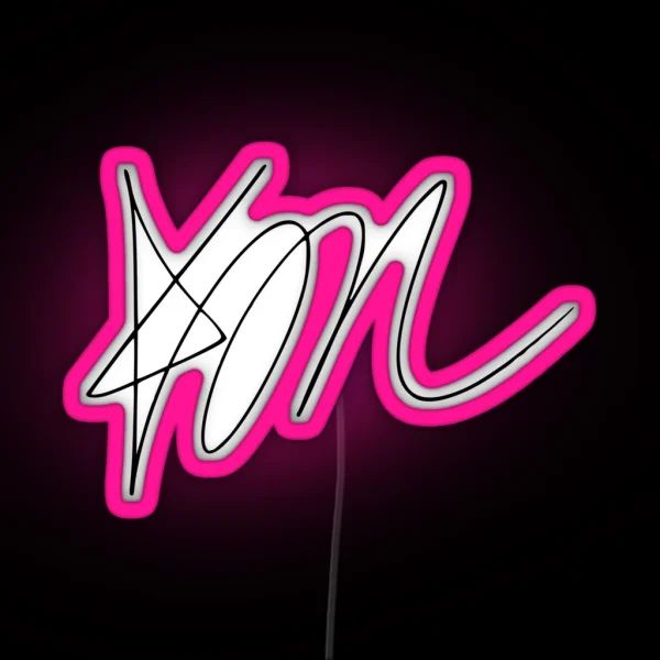 LE SSERAFIM CHAEWON SIGNATURE RGB Neon Sign
