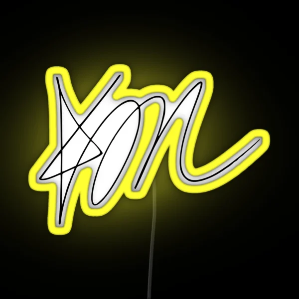 LE SSERAFIM CHAEWON SIGNATURE RGB Neon Sign