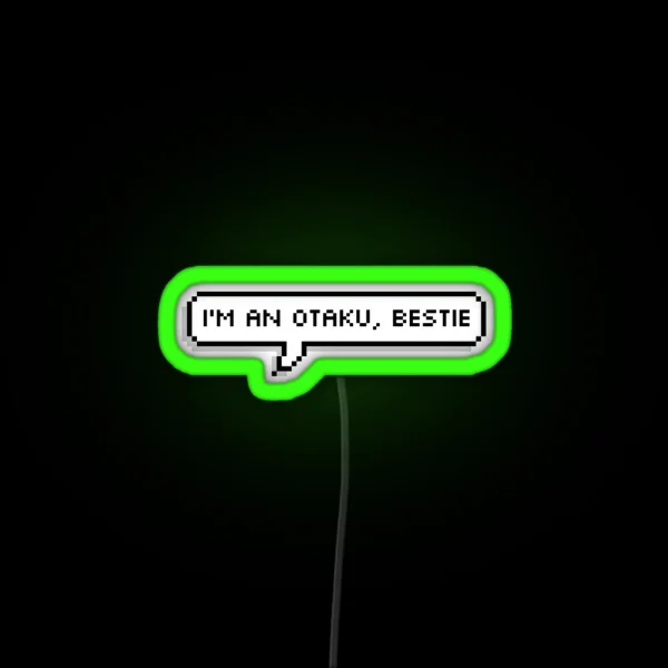 Le Sserafim Crazy I M An Otaku Bestie RGB Neon Sign