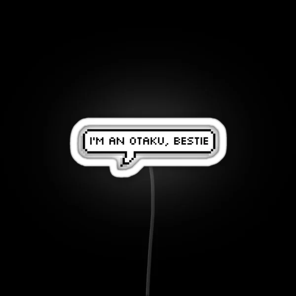 Le Sserafim Crazy I M An Otaku Bestie RGB Neon Sign
